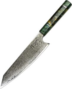 Hajegato Damascus Chef Knife Kiritsuke - Most Unique Design