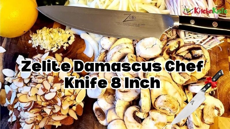 Zelite Damascus Chef Knife 8 Inch