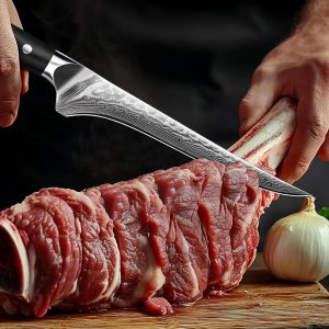 SHAN ZU 7 Inch Damascus Fillet Knife