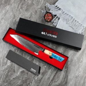 Seido Kiritsuke Damascus Steel Chef Knife