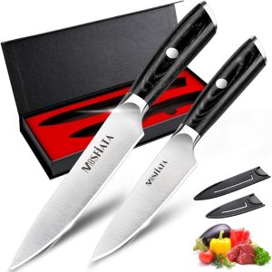 MOSFiATA Chef Knife and Paring Knife Set