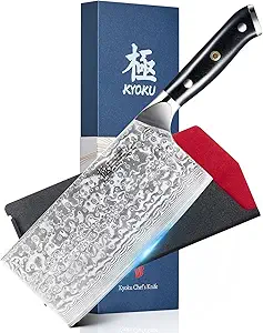 KYOKU Gin Series Vegetable Cleaver Knife