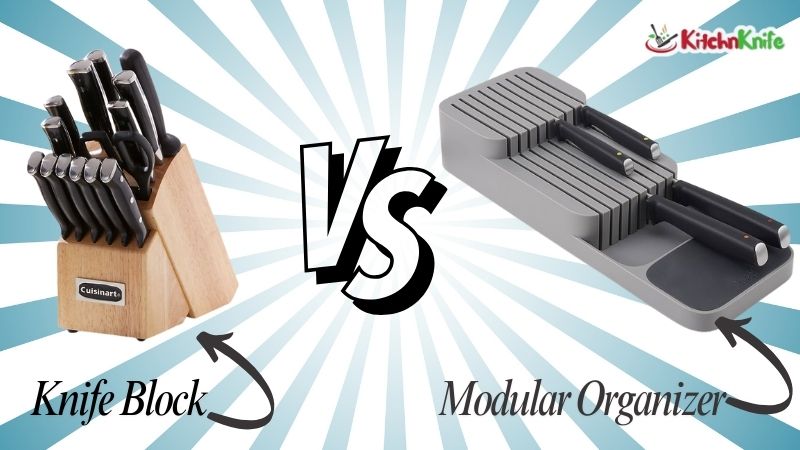 knife block vs modular organizer