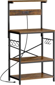 SUPERJARE Kitchen Baker's Rack with Power Outlet