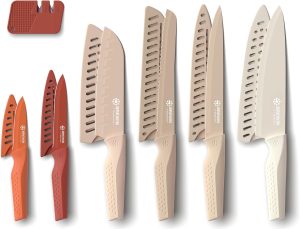 Brewin 13-Piece Multicolor Kitchen Knife Set