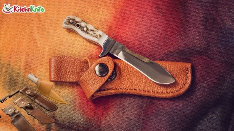 What materials are used to make knife sheaths?