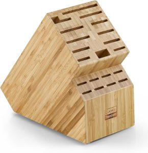 Cooks Standard 20-Slot Bamboo Block