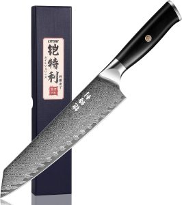 Kitory Damascus Kiritsuke Chef's Knife 8.5