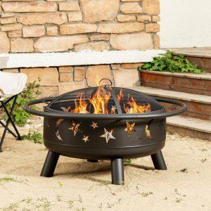 Grovellis 32" Round Wood Burning Fire Pit