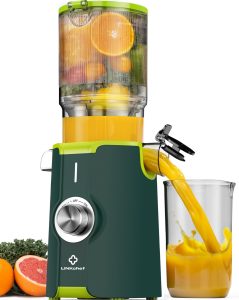 LINKChef Cold Press Juicer with 4.35" Wide Chute