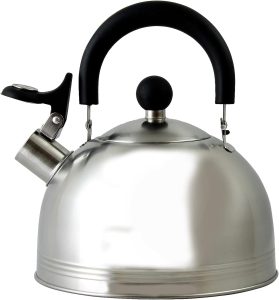 Mr. Coffee Carterton Stainless Steel Whistling Tea Kettle
