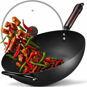 FGJ 13" Carbon Steel Wok
