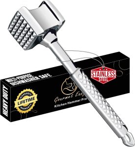 Gourmet Easy Stainless Steel Meat Tenderizer