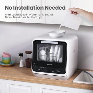 COMFEE' Portable Mini Dishwasher (Black)