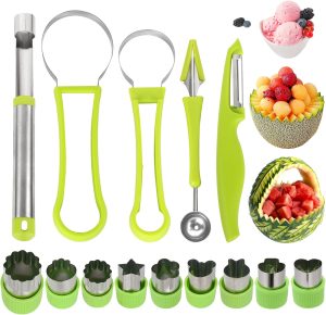 Machomby 14-Pack Melon Baller Scoop Set