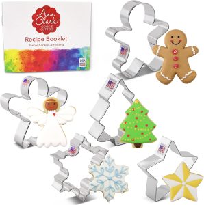 Ann Clark Christmas 5-Pc Cookie Cutter Set