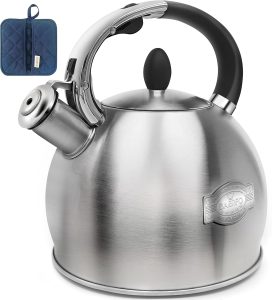 BAERFO 2.64-Quart Stainless Steel Tea Kettle
