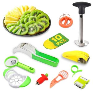 NADOBA 10-Piece Pineapple Corer and Slicer Set
