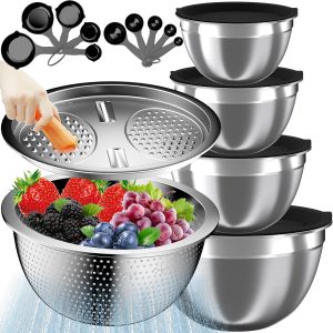 Nicdiet 16-Piece Mixing Bowl Set