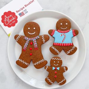 Ann Clark Gingerbread Man 3-Pc Cookie Cutter Set