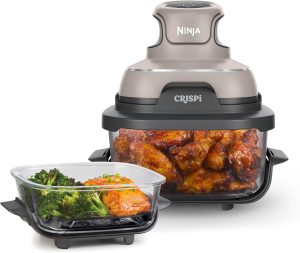 Ninja Crispi 4-in-1 Glass Air Fryer (Stone)