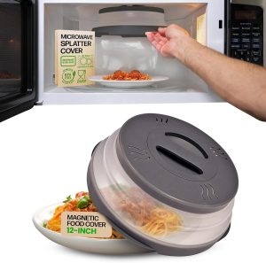 HOVER COVER Magnetic Microwave Splatter Cover