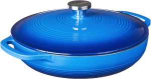 Lodge 3.6 Quart Enameled Cast Iron Oval Casserole