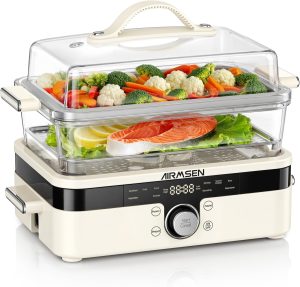 AIRMSEN Glass Food Steamer