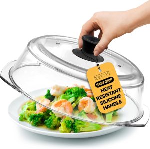 Bezrat Microwave Tall Glass Plate Cover