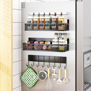Aufworld 3-Pack Magnetic Spice Rack