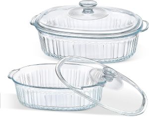 M MCIRCO 4-Piece Glass Casserole Baking Dish Set
