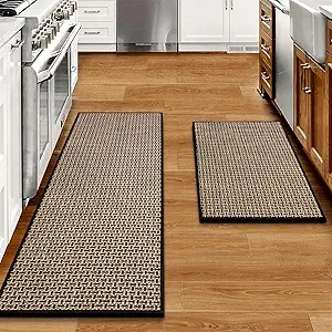 eqivei Kitchen Rugs - Best for Durability