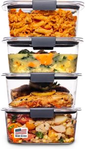 Rubbermaid Brilliance 4.7 Cup Container Set