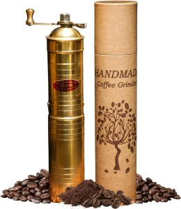Sozen 9" Manual Coffee Grinder Brass