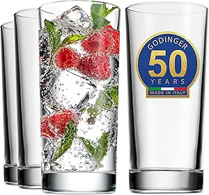 Godinger Highball Drinking Glasses (Set of 4)