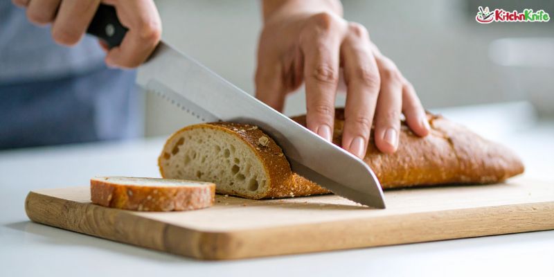 How to Use a Bread Knife Without Squashing Bread