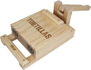 IMUSA Pine Wood Tortilla Press (7.5 Inch)