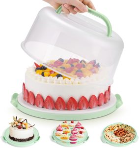 Mamajardin Cake Carrier with Lid and Handle