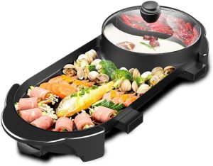SEAAN Hot Pot with Grill Korean BBQ Grill Indoor Hotpot Combo