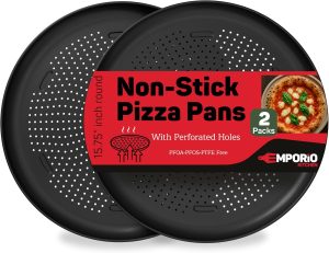 Emporio Kitchen Nonstick Pizza Pan 2 Pack