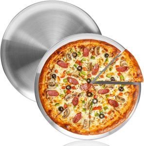YeKuKing 16 Inch Stainless Steel Pizza Pan