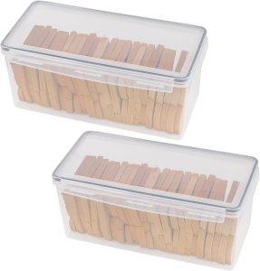 Tiawudi 2 Pack Bread Box with Airtight Lid