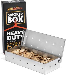 Grillaholics Smoker Box for Gas and Charcoal Grills