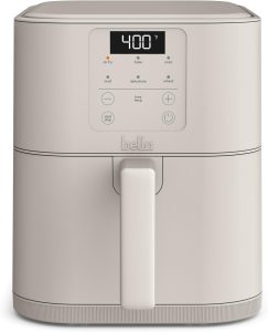 Bella 6QT Slim Air Fryer (Oatmilk)