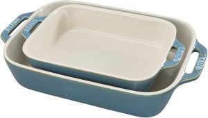 Staub Ceramic Rectangular Baking Dish Set