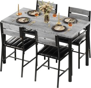 IRONCK Dining Table Set for 4