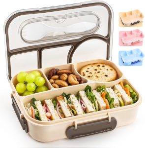 EASYFUN Bento Box Adult Lunch Box