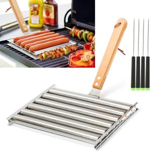 KAYCROWN Hot Dog Roller for Grill