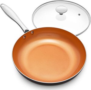 MICHELANGELO 8 Inch Frying Pan with Lid