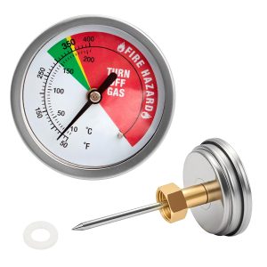 PROSOCOOL 5070 Fryer Thermometer for Bayou Fryers